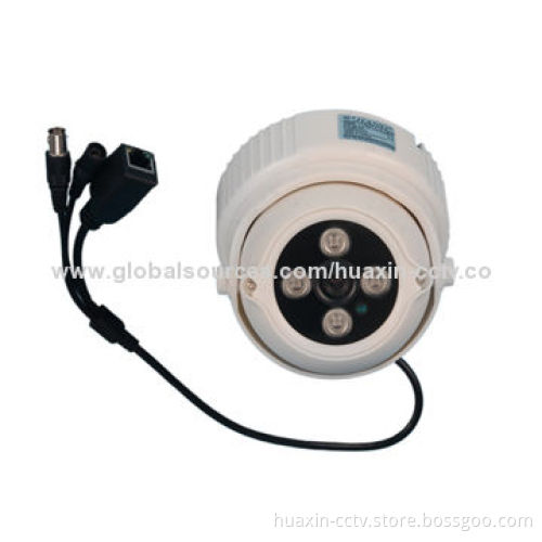 1.3-megapixel IP/Network Camera, 4 Pieces of IR LEDs, 90% RH Humidity